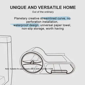 

Plastic Bathroom Accessories Tissue Box Tissue Paper Holder Paper Roll Holder Toilet Paper Holder WC Home Hotel Multifunctional