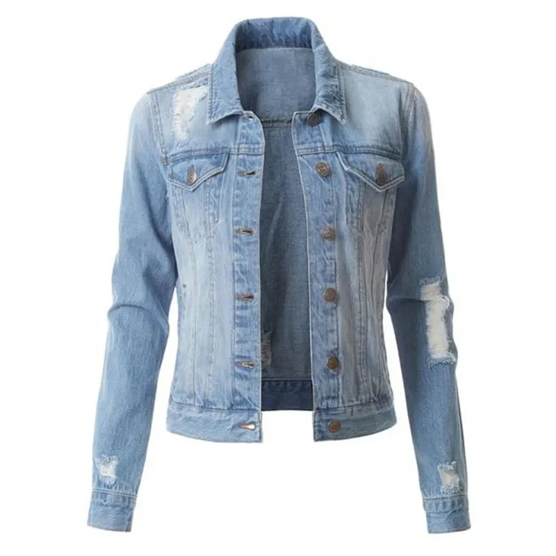 Plus Size Ripped Hole Cropped Jean 