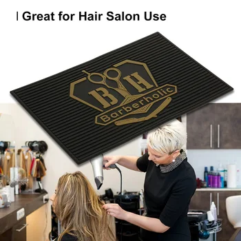 

1pcs Silicone Insulation Pads Hair Salon Tools for Hair Straightener Perm Rods Holder Table Surface Protection