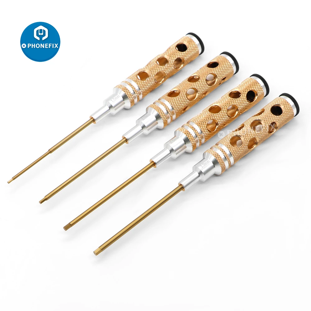 Hex Wrench Driver Titanium Nitride Precision Screwdriver Set 7pcs Set for Drone