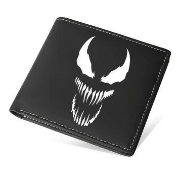 

Venom Cosplay PU Leather Money Bag Short Wallet Card Holder Coin Purse Gift For Man Woman