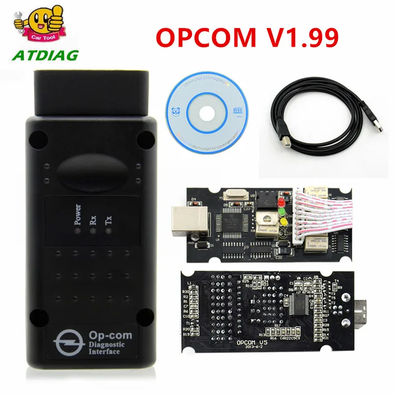 OPCOM 1,65 1,70 V1.78 1,95 1,99 для Opel диагностический сканер OP COM V1.59 CANBUS OP-COM OBD2 супер сканер