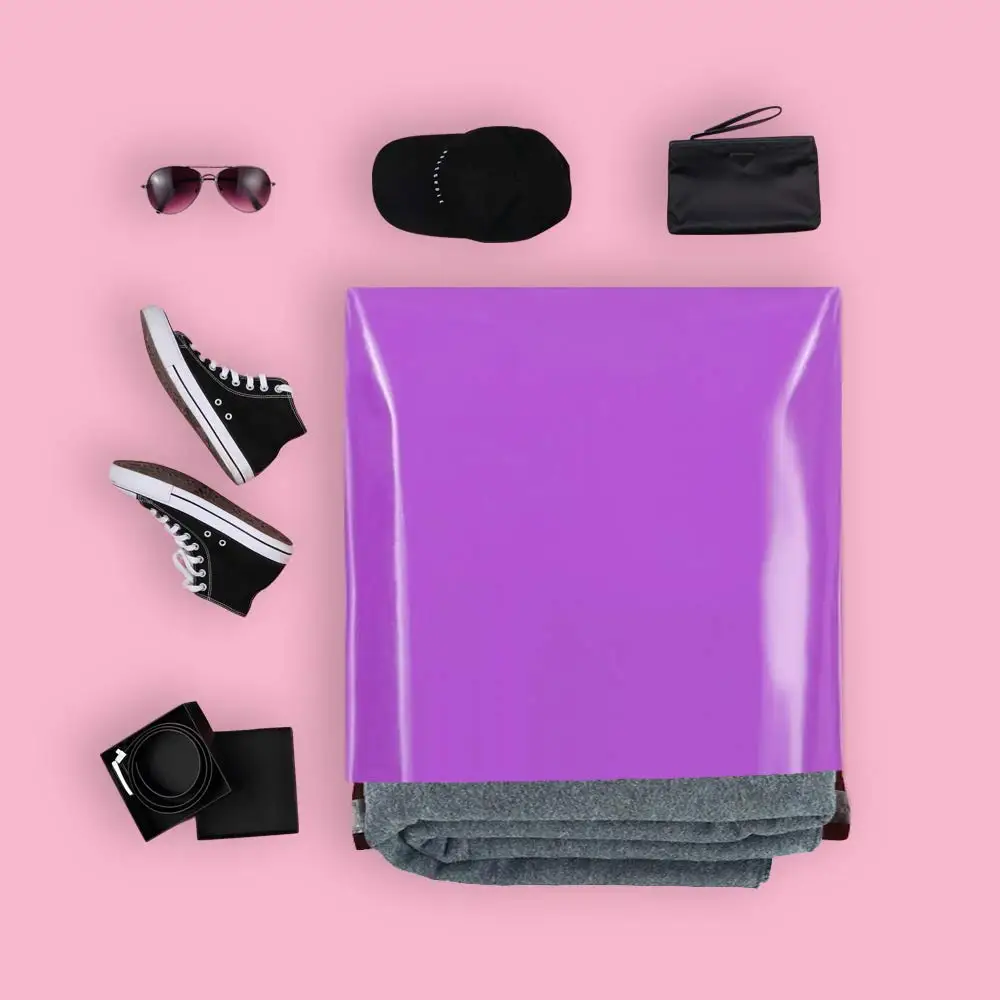 

10Ppcs/lot Purple Plastic Envelope Self-seal Adhesive Courier Storage Bags Plastic Poly Envelope Mailer Shipping Bags