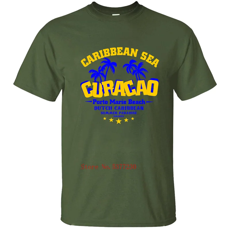 

Funny Casual Curacao Caribbean Insel Mens T-Shirt Mens T Shirt Men Tshirt Solid Color Summer Tops Camisa Blanca Hombre