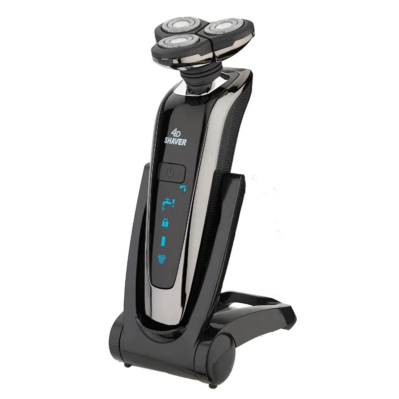 4 in1 Men Washable Rechargeable Electric Shaver Electric Shaving Beard Machine Razor Rechargeable 4D Sarmocare barbeador