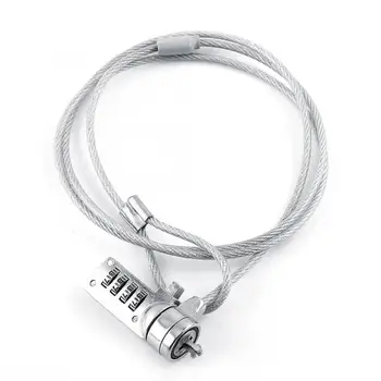 

Laptop Combination Security Lock Cable Chain Theft Deterrent 4 Digit Password For Notebook PC