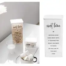 Бытовые контейнеры для хранения пищевых зерен герметичные пластиковые прозрачные банки для зерна чистые банки для мучной кофе домашний контейнер для пищевых продуктов