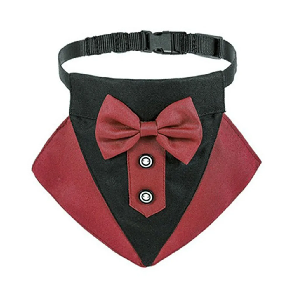Title 34, Formal Dog Tuxedo Wedding Bandana Collar with B...