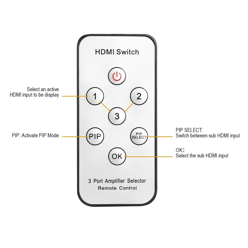 LESHP Портативный Ultra HD HDMI 4K x 2K 3D Аудио Видео разветвитель 1080P мультипросмотра высокой четкости мультимедийный интерфейс коммутатор