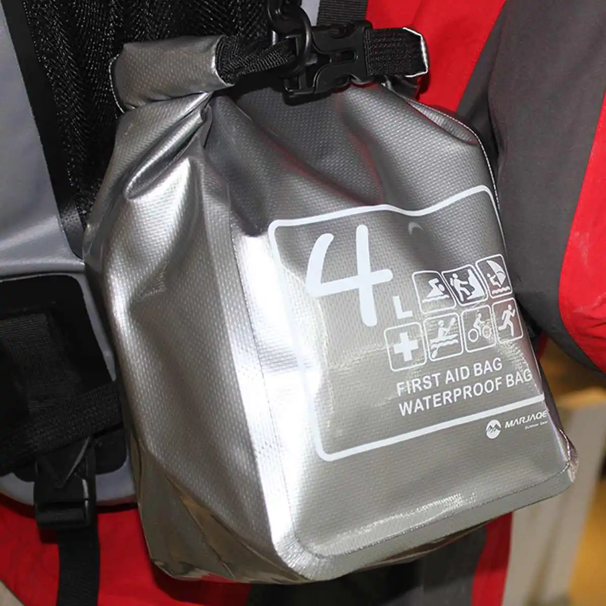 Открытый медицинский аптечка 4L Наплечная водонепроницаемая сумка мини аварийные водонепроницаемые сумки для путешествий унисекс Водонепроницаемая походная Шестерня Bac