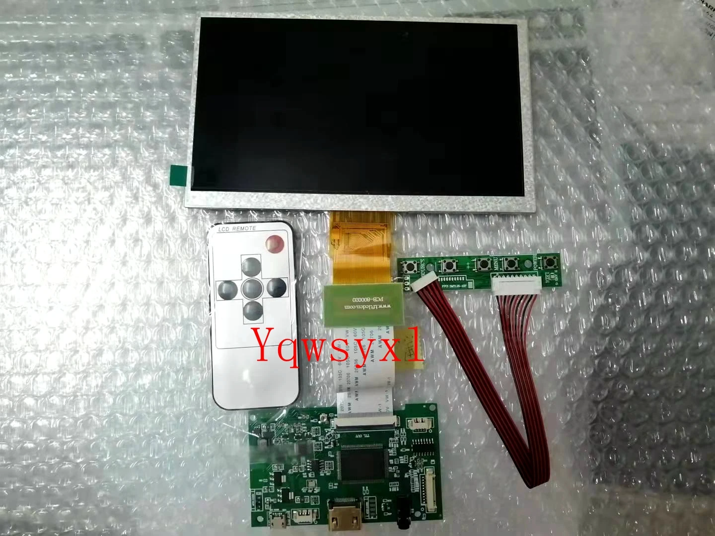 ЖК-дисплей 7 дюймов 1024X60 0 TTL контроль ler HDMI аудио плата драйвера управления для