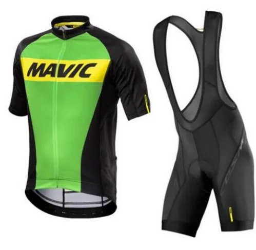 MAVIC Pro Sommer Radfahren Jersey Conjuntos 9d гель Gepolsterte Pantalones Cortos De Bicicleta Atmungs про Джерси - Цвет: Send by picture