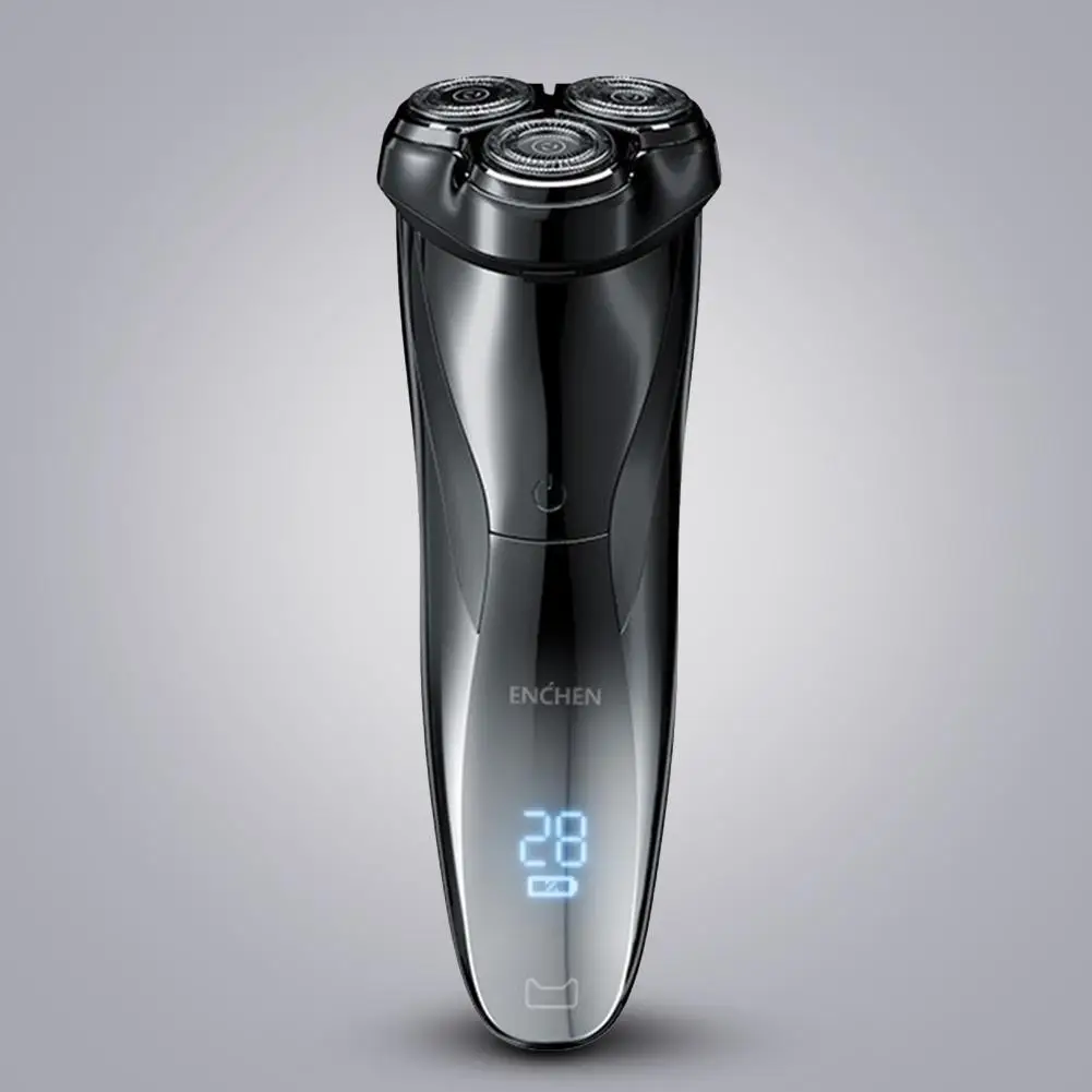 

Black Stone Men 3D Rechargeable Smart Control Washable USB Rechargeable Razor Shaving Beard Trimmer Machine New
