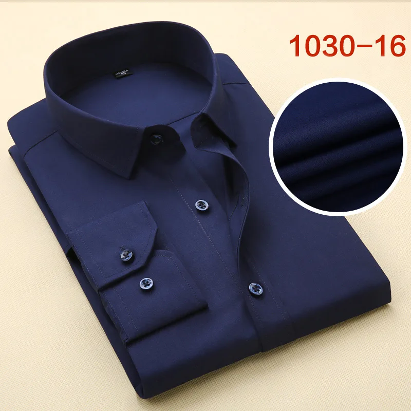MACROSEA мужские рубашки для бизнеса, торжественных случаев, мужские рабочие рубашки, однотонная блуза с длинным рукавом, однотонная цветная рубашка, без карманов, одежда для офиса - Цвет: PM1030-16