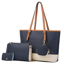 

Patchwork Set Bags Tote Bag Luxury Handbag Women Bags Designer Shoulder Bags for Women 2020 Sac a Main Femme Ladies Hand Bags