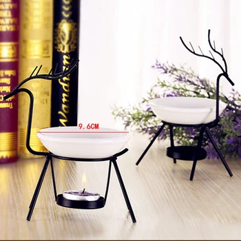 

Deer Shape Iron Incense Burner With Candle Holder Aromatherapy Oil Lamp Decor Outdoor Hot Tubs & Accessories