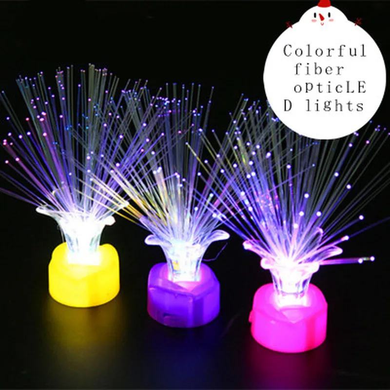 Новый цветной светодиодный светильник из волокна в форме сливы для праздника