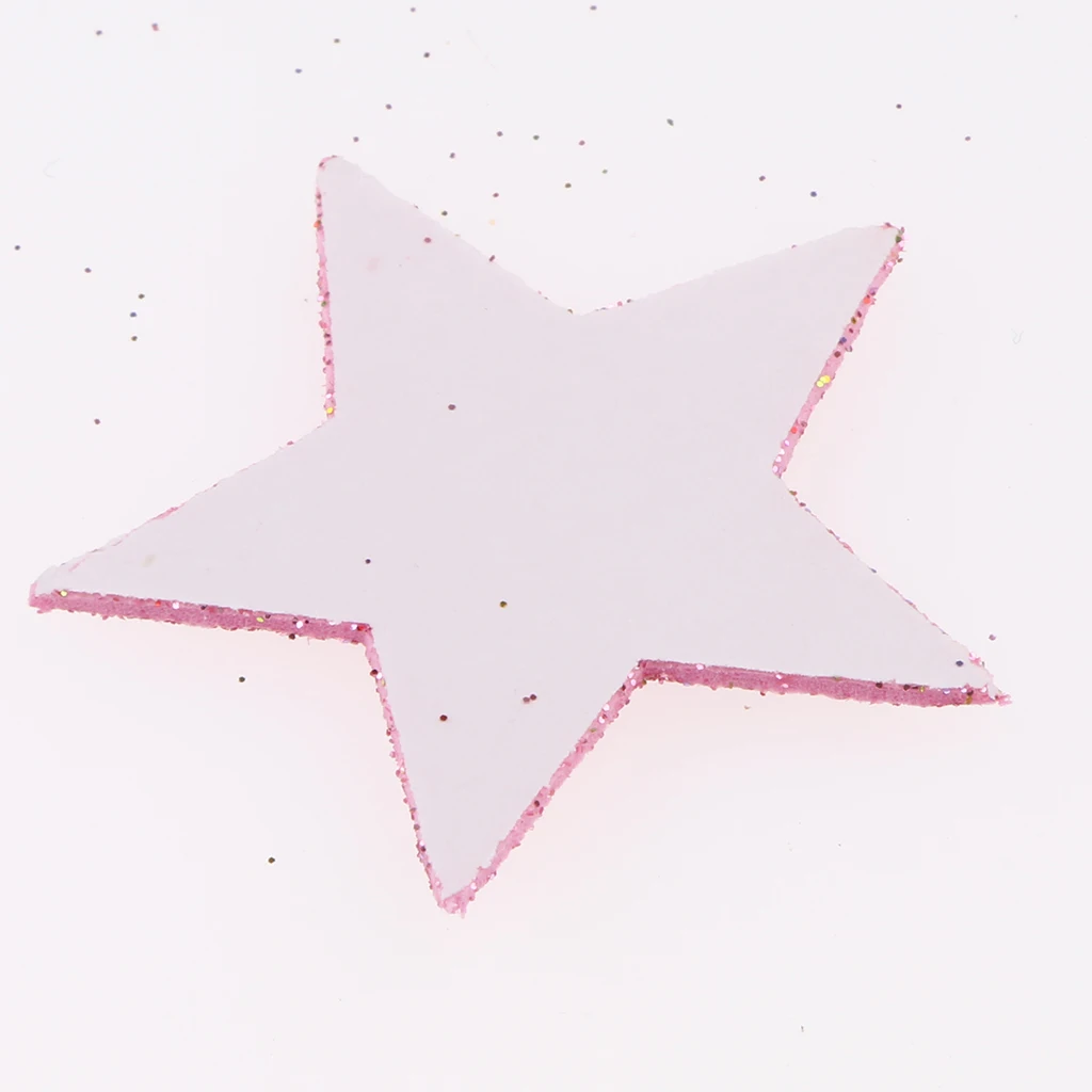 1 Pack Colorful Self Adhesive Star Shape Foam Glitter Stickers for Home Kindergarten Classroom Kids DIY Craft Projects