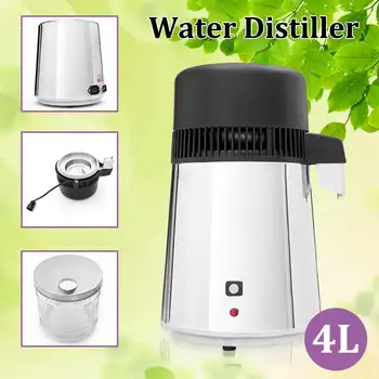 

750W 4L Water Distiller Household Distilled Pure Water Machine Distillation Purifier Filter Stainless Steel Water Filter AU Plug