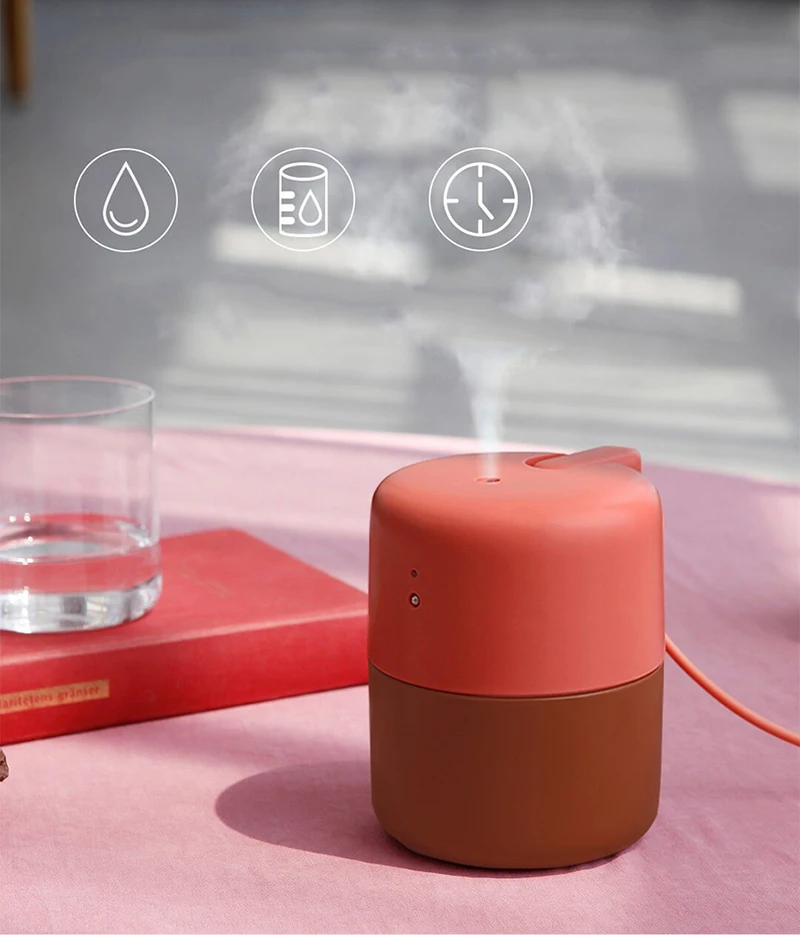 Настольный увлажнитель воздуха Xiaomi Mijia VH, умный мини-увлажнитель, 420 мл, 10 часов, тихий, Очищающий воздух, с сенсорным управлением, переносной для дома