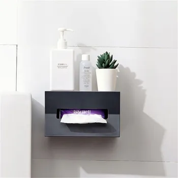 

Toilet Paper Holder Rack For Paper Towels Bathroom Accessories Wall-mounted Storage Tissue Box Bathroom Wc Paper Holder