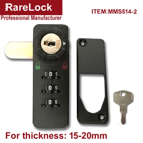 Rarelock комбинации шкаф Cam замок 3 цифры для двери тренажерный зал школы шкафчик офис ящик ювелирных изделий боковой стол дома DIY MS514 hh - Цвет: MMS514-2