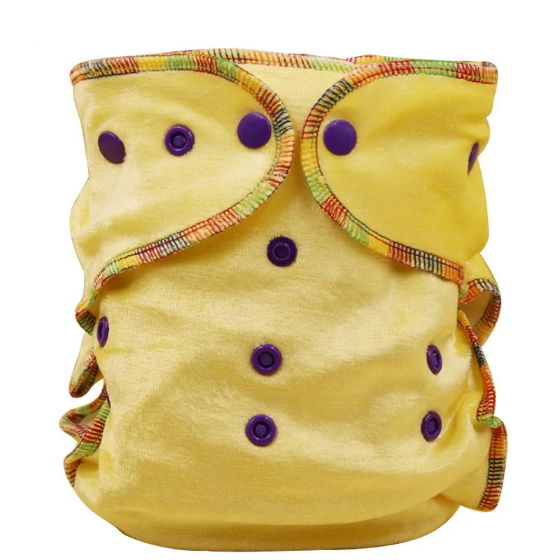 

Baby Cloth Diaper Bamboo Velvet Fabric Real Wholesale Washable Reusable One Size Nappy Diaper Cover Wrap Nappies Diaper