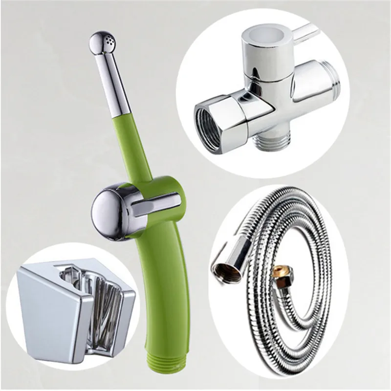 bidet set9 7 отверстий биде душ опрыскиватель портативный биде гигиенический смеситель для душа полив туалет спрей пистолет Ванная комната Туалет Биде Душ - Цвет: bidet set9