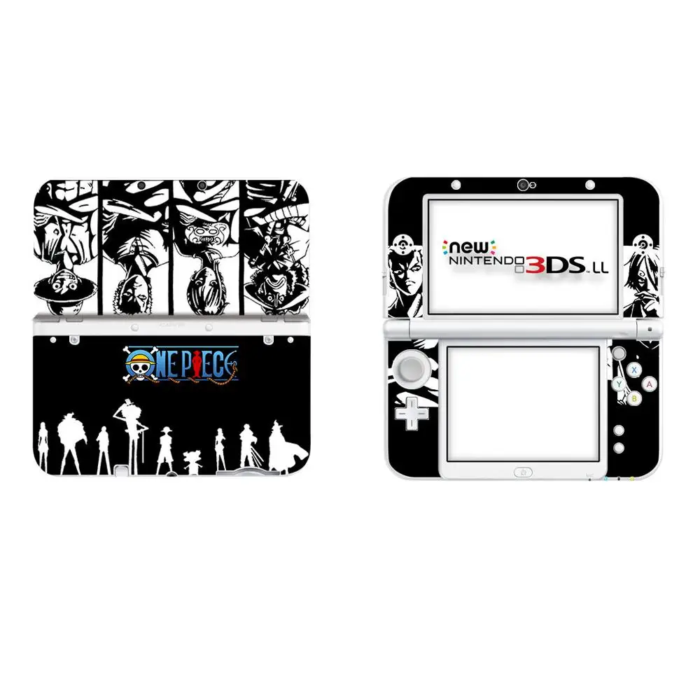 Аниме One Piece Luffy полное покрытие Наклейка для нового 3DS XL скины стикеры s LL