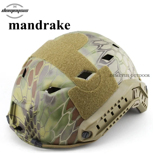 mandrake Новые военные тактические шлемы армейский страйкбол стрельба Пейнтбол Быстрый Шлем Крышка OutdoorCS Wargame боевой шлем - Цвет: mandrake