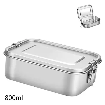 

Stainless Steel Lunch Box Leakproof Metal Lunch Containers for Kids A6HB
