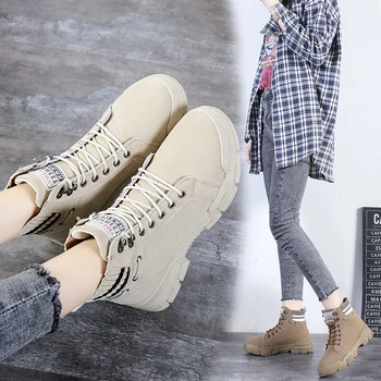 

OLOME Hot Sale Women's Casual Boots Botas De Mujer Keep Cold Protection Warm Fashion Women's Warm Boots Outdoor Non-slip Boots