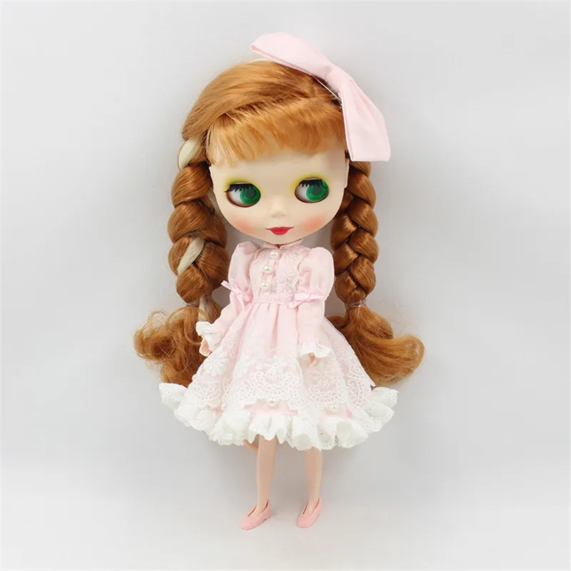 Blyth doll Princess dress with melamed Two color for choice for the  JOINT body  sweet dressing BJD 6