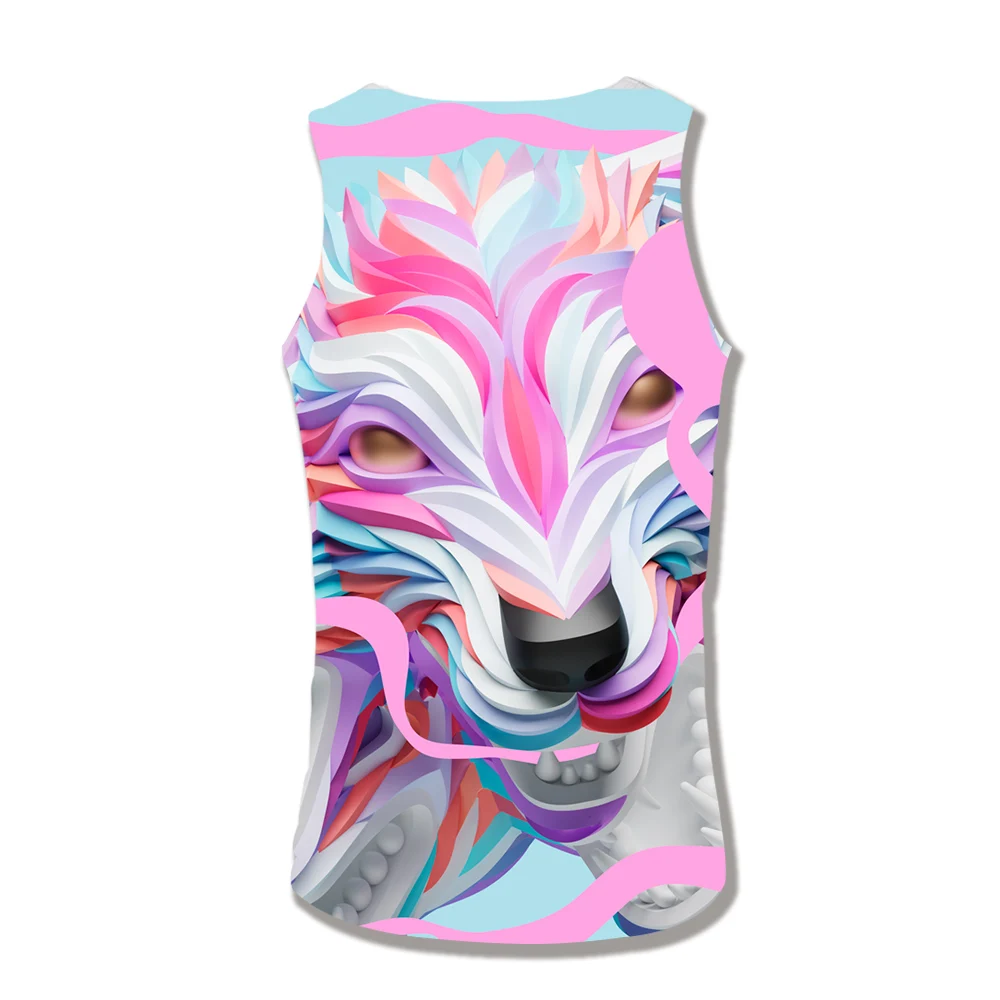 Animal Style Bird 3D Printed Colorful Bird Tops Cute cartoon character Tank Tops Vest Tops Fashion Clothing Tees S-XXXL