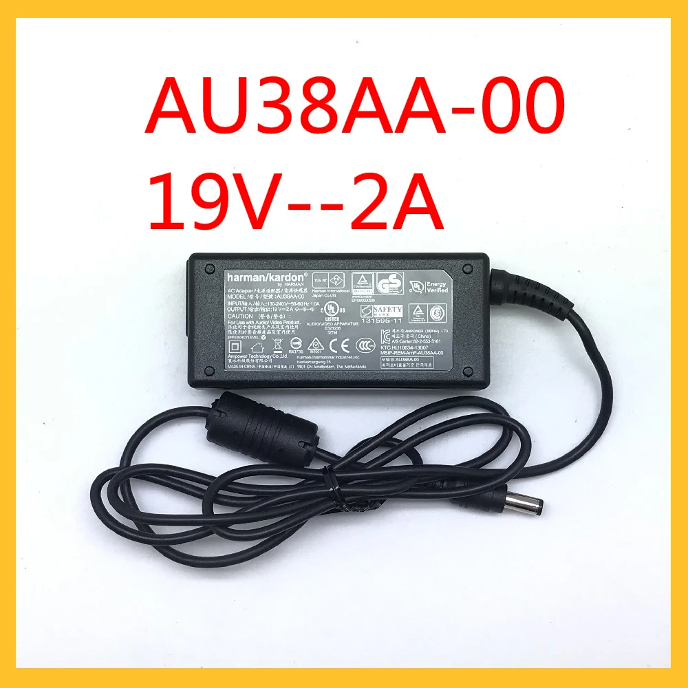 AU38AA-00 19V--2A адаптеры аксессуары Запчасти Для Harman Kardon музыки в Беспроводной Bluetooth