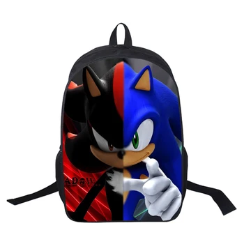

High quality Sonic backpack teens Daily Backpack fashion Surprise gift rucksack Children Boys Girls school Backpack
