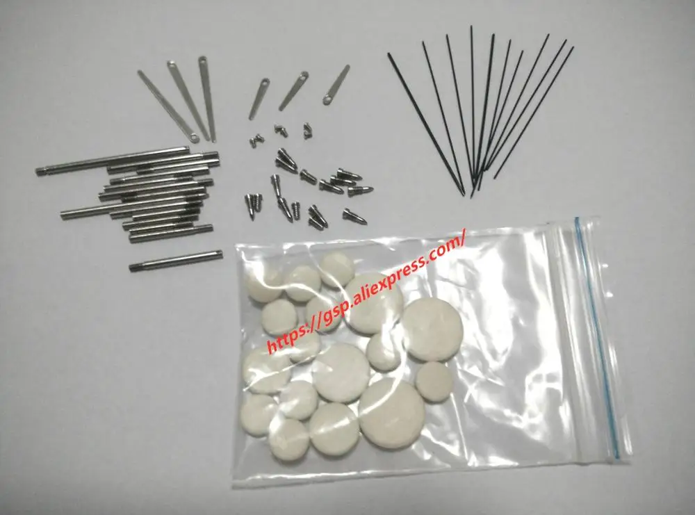 

1 set of clarinet repair accessories shaft rod screw through shaft reed cushion needle spring clarinet
