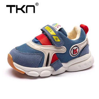 

TKN Children Winter Casual Shoes Toddlers Boys White Mesh Fashion Shoes Trainer Running Sneakers Chaussures Pour Enfants 6568