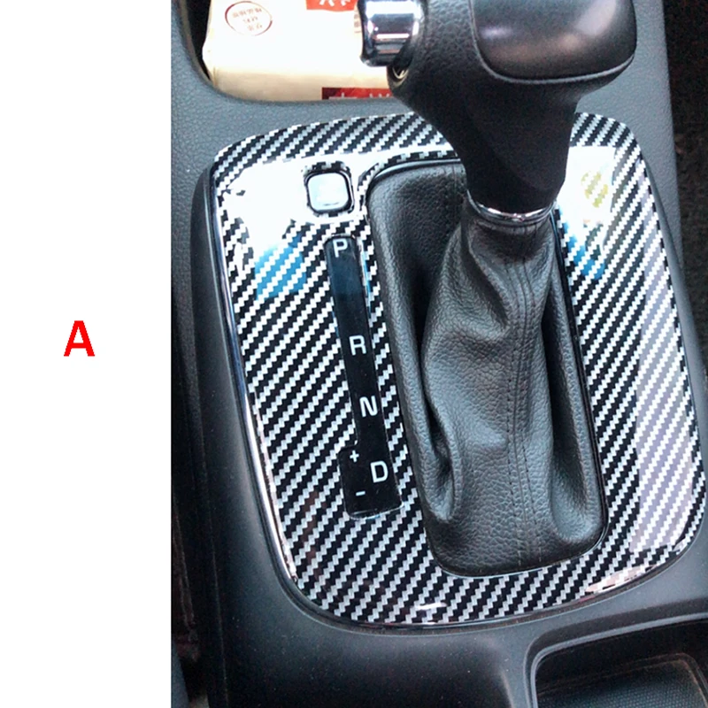 Внутренняя ручка переключения из настоящего углеродного волокна, накладка на панель, рамка, аксессуары для укладки Kia K3