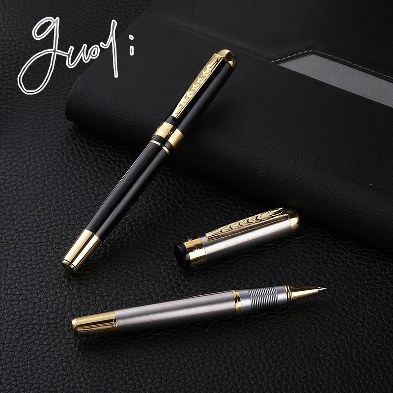 Guoyi A106 Новая высококачественная Роскошная металлическая шариковая ручка для школы и офиса, подарочная ручка, принадлежности для письма, ручка