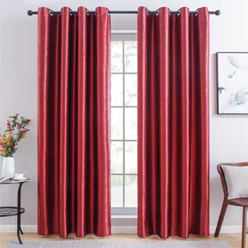 

Modern Blackout Curtains for Living Room Treatment Drapes Customizable Bedroom Curtains for Window Solid Blackout Curtains Gray