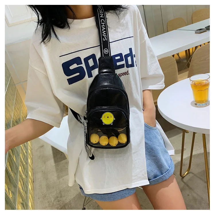 Корейский вариант Baitahara Harajuku девушка Наклонная Сумка ins японский милый бюстгальтер