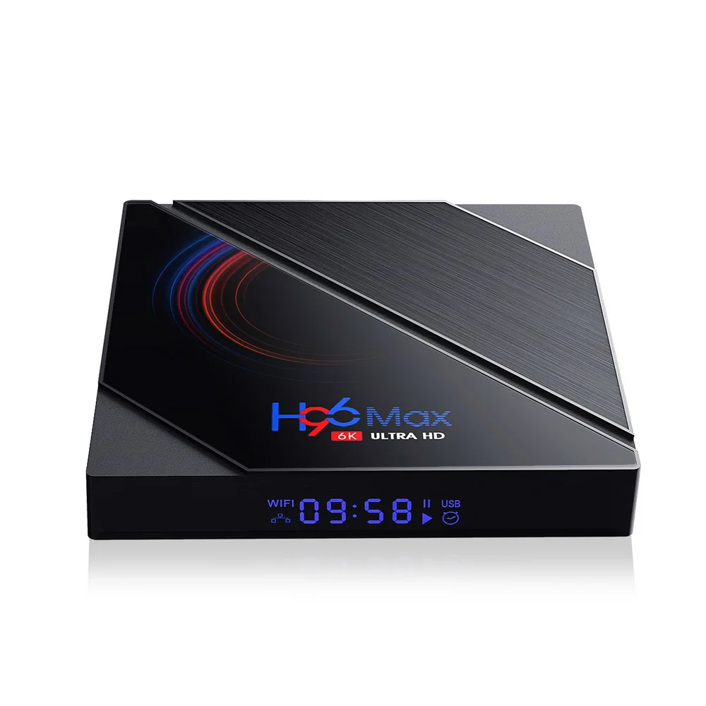 H96 Max H616 Android 10 Смарт ТВ коробка 4 ядра г 32 г/64G 2 & 5 0G двойной WI FI BT4.0 Netflix 6K 3D HD декодер