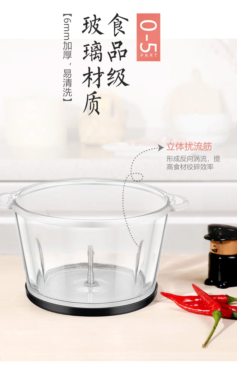 Household Electricstainless Steel Blender Meat Machine Meat Grinder Meat Grinders Electric 220V 300W