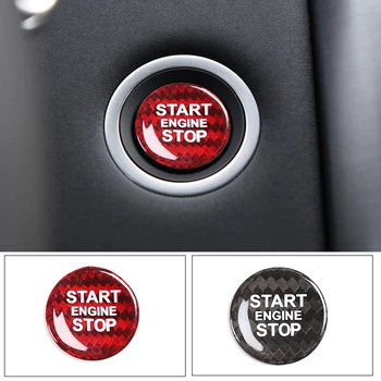 

Car Engine Start Stop Switch Button Trim Cover Sticker For Land Rover Discovery Sport/5 For RR Evoque Vogue Car Accessories