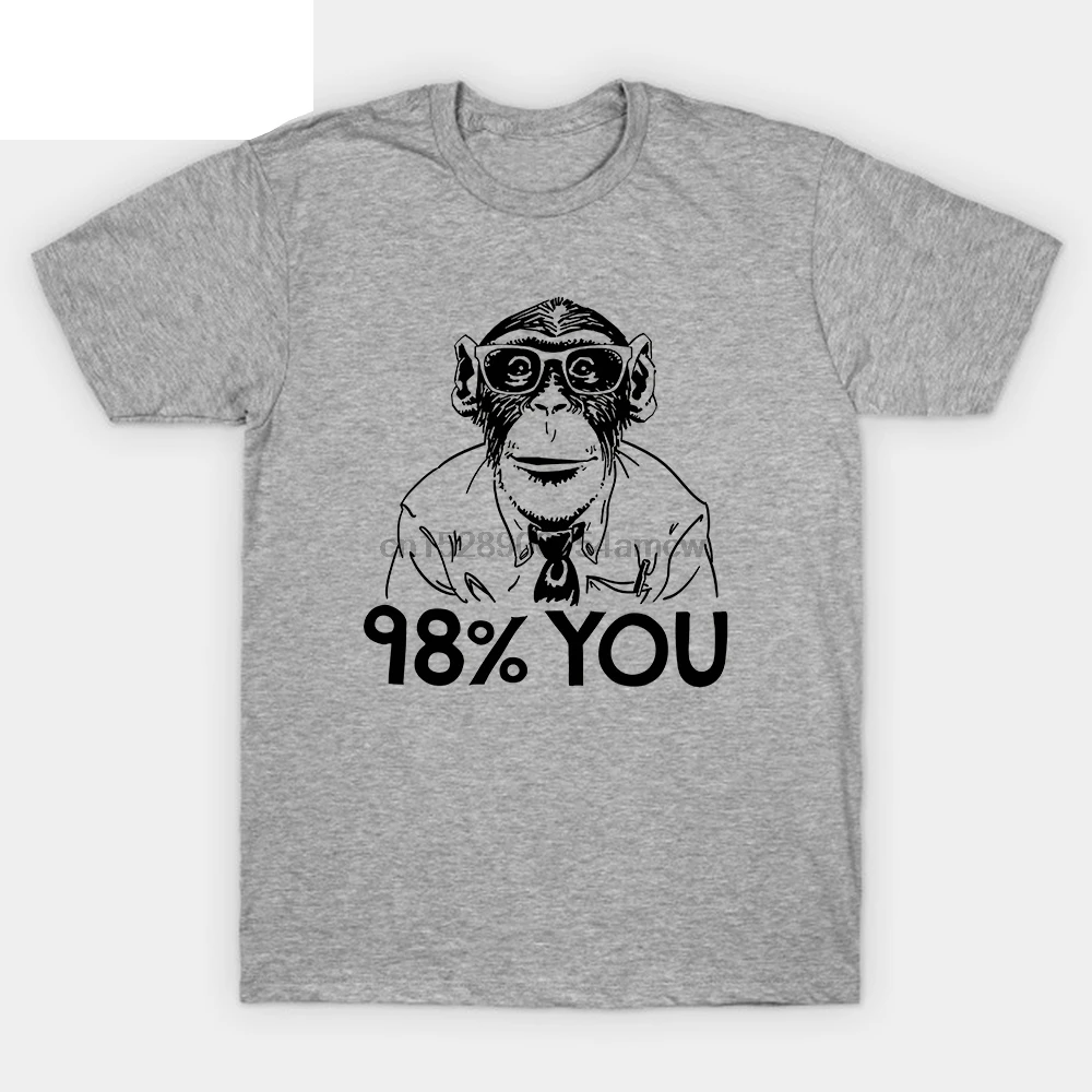 Забавная футболка в стиле хип-хоп забавная обезьяна шимпанзе 98 мужские хлопковые