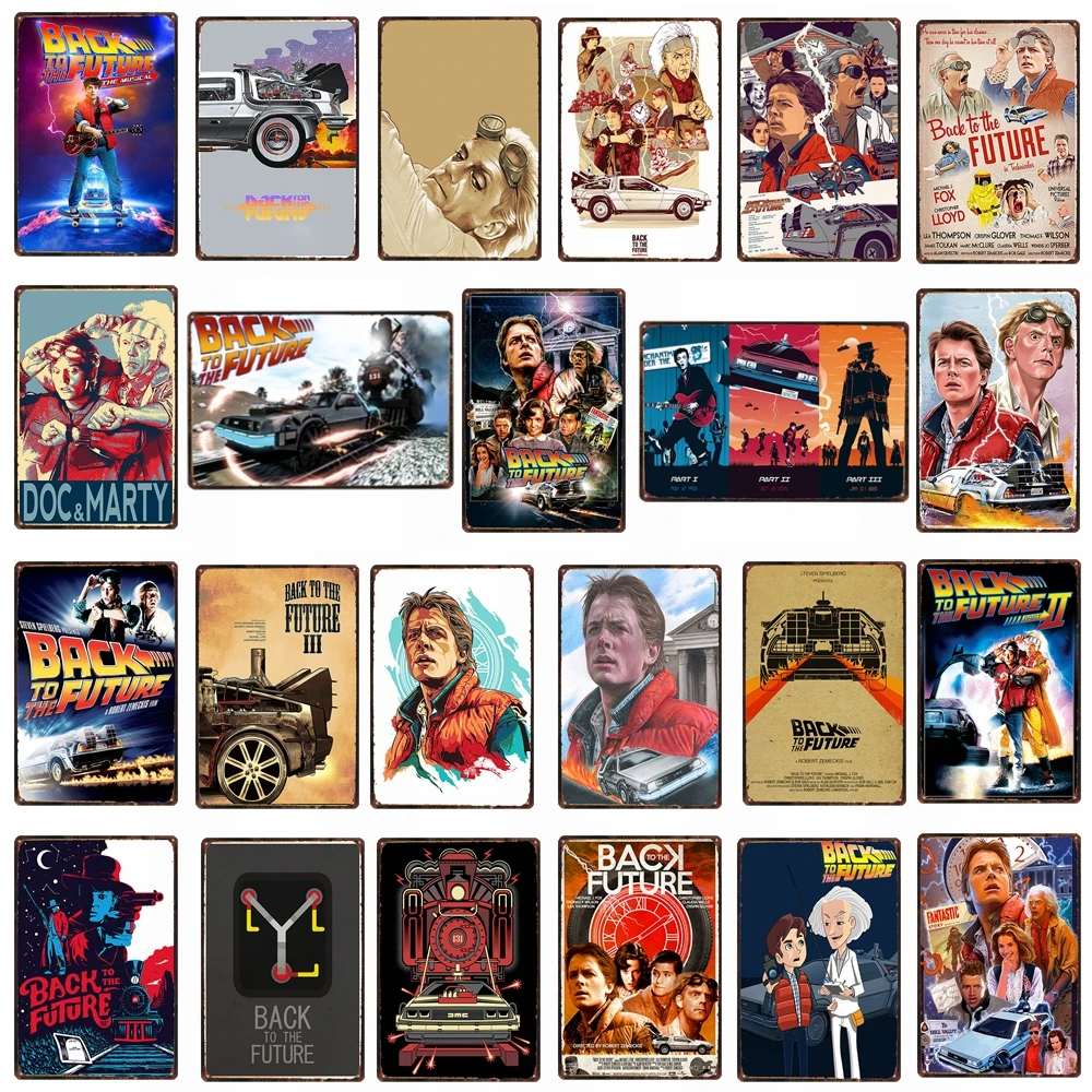 【YZFQ 】Future Classic Movie металлическая Оловянная табличка, металлическая винтажная настенная панель, кафе, магазин, домашнее искусство, ремесло, кино, Декор, 30X20 см, DU-6372A