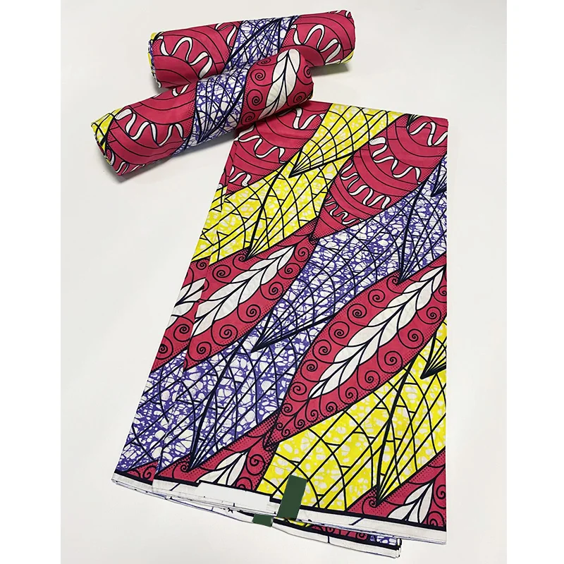 Африканская ткань Анкары модная Настоящая с восковой печатью воск настоящий для