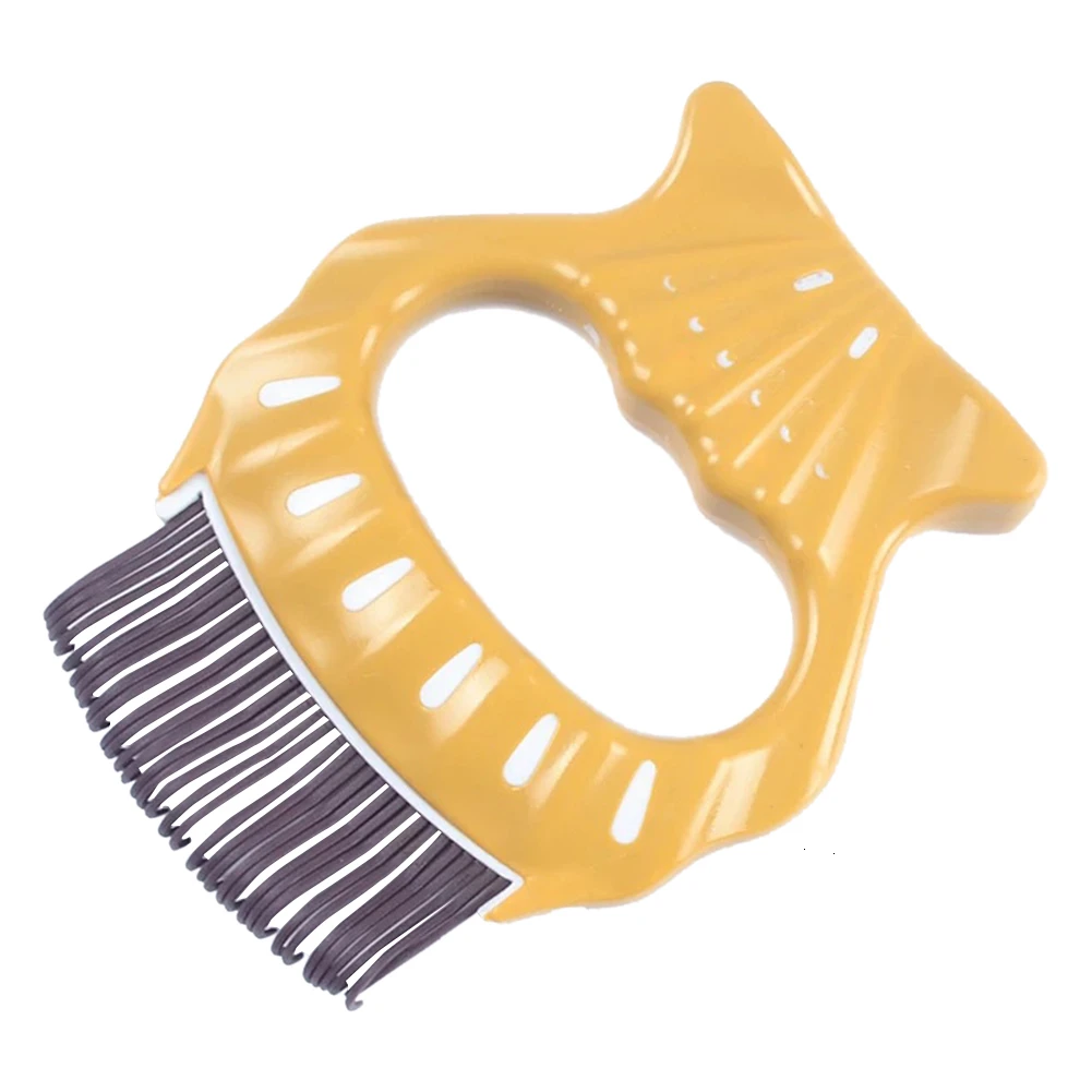 Short hair comb Расческа для животных щетка для собак для удаления волос Szczotka Dla Psa Peine Perro Brosse Chien Quita Pelos Gato Y костюм для собаки расческа эластичный нейлон - Цвет: Short hair comb