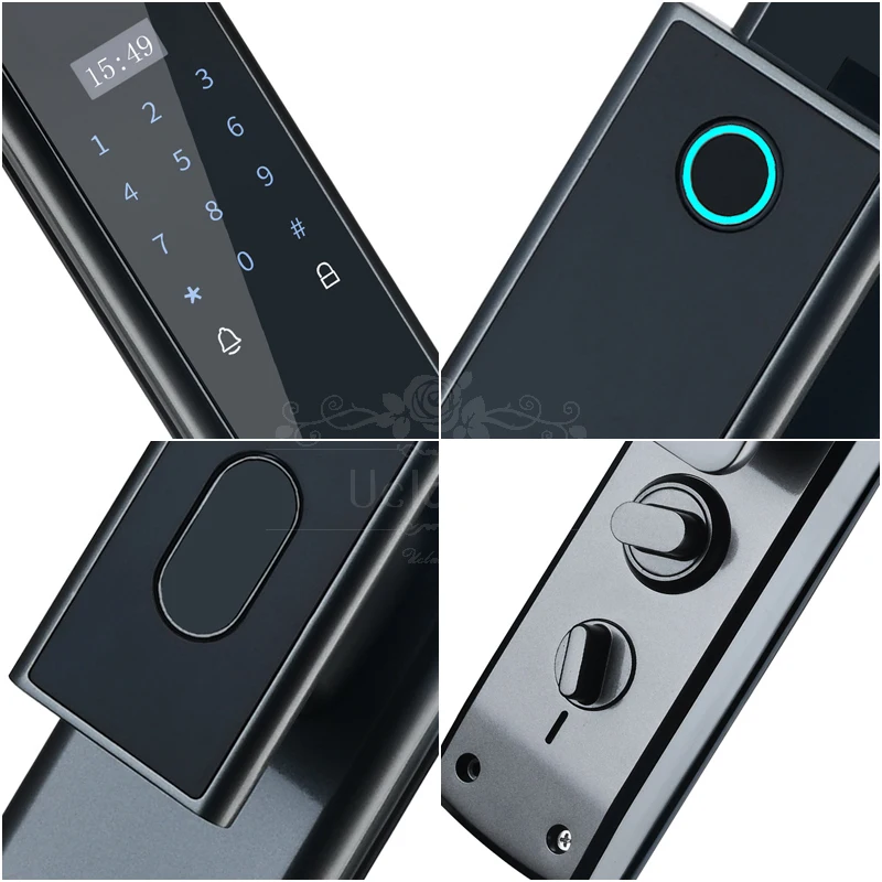 US $115.97 Eastern NO2 Cat Eye Smart Lock Home Automatic Smart Fingerprint Lock AntiTheft Smart Door Lock Outdoor Electronic Code Lock